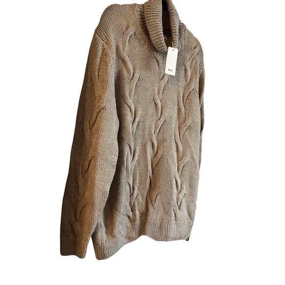 NWT BRAX Brian Wool Blend Turtleneck Sweater Beige Tan MENS SIZE (EU 56) US XXL - Picture 2 of 8